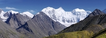 Хребет Белуха с перевала Караташ